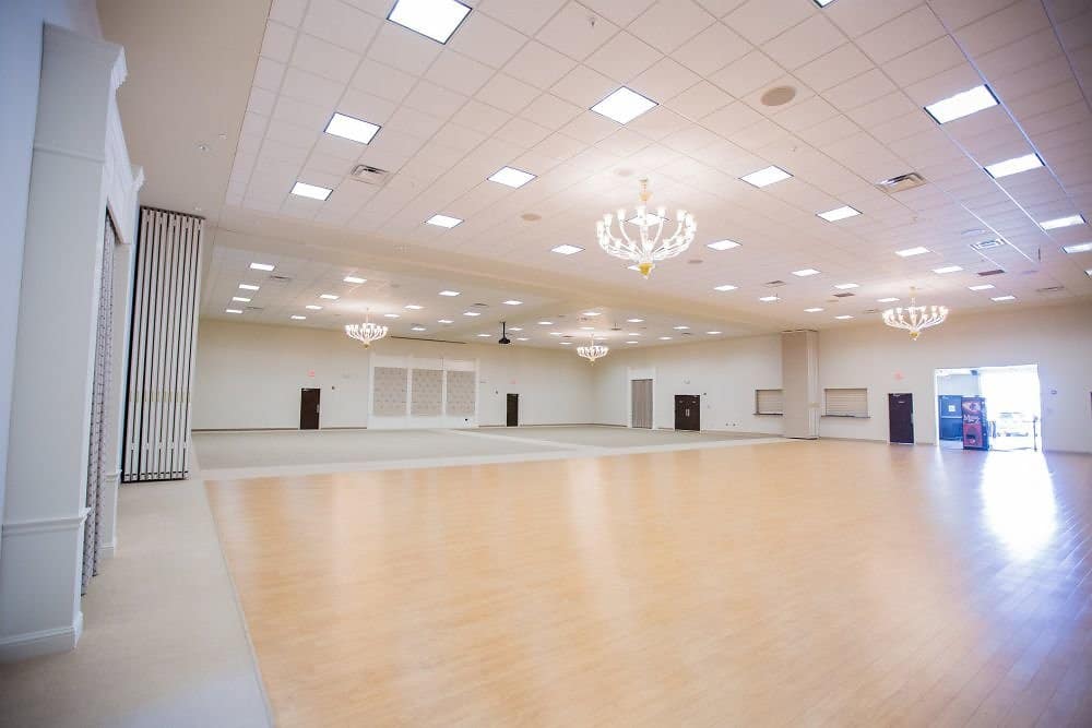 Room B Dance floor hardwood ballroom